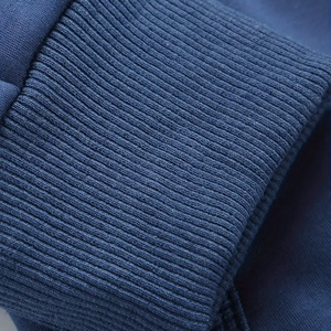 Sudadera con capucha a rayas informal para adultos unisex, jersey con cierre de cremallera, cuello levantado, algodón, manga larga, ajuste holgado, bolsillo de tela de punto - Product Image 4