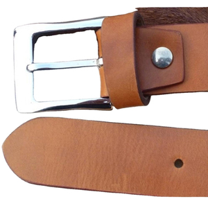 Cinturones de cuero de piel de vaca de grano superior duraderos personalizados de fabricación profesional para hombres cinturón buen Pin hebilla cinturón logotipo personalizado Oem - Product Image 3