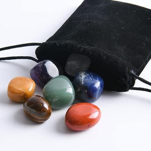 Chakra Stones Healing Crystals Set of 7 Tumbled Best Quality Seven Chakra Tumbled Set Top Selling 7 Chakra <b>Kit</b> - Product Image 6