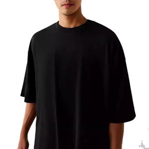 300gsm 100% Cotton Thick Oversized Drop Shoulder <b>T</b> <b>shirt</b> Heavyweight Men's Streetwear <b>T</b> <b>shirt</b> <b>Cropped</b> Boxy <b>Fit</b> <b>T</b> <b>Shirt</b> - Product Image 2