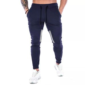 Pantalones de chándal deportivos informales para hombre, pantalones de chándal con logotipo personalizado, pantalones de calle de algodón elástico al por mayor, pantalones deportivos de lana no tejidos - Product Image 2
