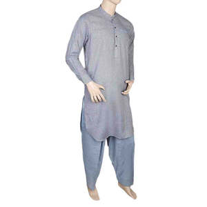 Traje Shalwar Elegante para Hombre - Azul Claro - Product Image 1
