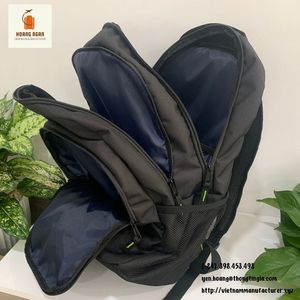 กระเป๋าเดินทางแบบยูนิเซ็กส์สีดำสำหรับกลางแจ้งขนาดใหม่47X31X19ซม. ออกแบบโลโก้ได้เยอะหลายช่องผลิตในเวียดนาม - Product Image 6