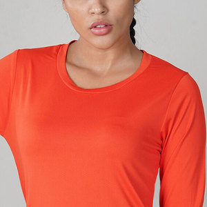 Empaquetado personalizado Venta directa de fábrica Camisas de compresión de las mujeres Camisas de compresión de manga larga de las mujeres - Product Image 5