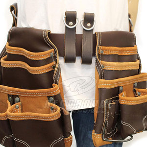 Ceinture à outils de charpentier robuste avec plusieurs poches sac de poche de travail de taille réglable ceinture à outils de charpentier de qualité supérieure - Product Image 2