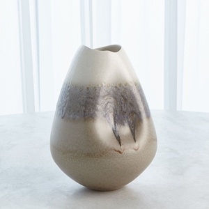 Florero de cerámica artesanal indio de diseño abstracto moderno, decoración del hogar, oficina y Hotel, diseño moderno, cerámica elegante que - Product Image 5