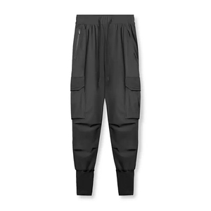 Pantalon de survêtement d'entraînement personnalisé pour hommes, mélange de coton et de polyester, taille moyenne, style décontracté pour Gym Fitness, Jogging-Pantalon de musculation - Product Image 2