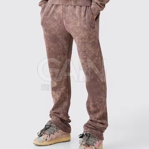 Survêtements de détresse pour hommes, de couleur unie, à prix de gros, survêtements de quantité minimale de commande bas pour hommes. - Product Image 4