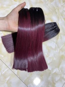 วิกผมบ๊อบแบบมีลูกไม้ด้านหน้าวิกผมบ๊อบวิกผมแท้วิกผมบ๊อบสั้น1B/27 - Product Image 2