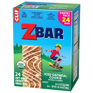 Clif Zbar - Iced Oatmeal Cookie - Soft-Baked Energy <b>Snack</b> <b>Bars</b> (24 Pack) - Product Image 2