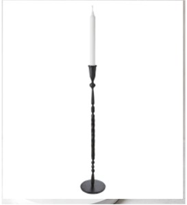 Artistic Aluminum <b>Candle</b> Holder with Unique <b>Twisted</b> Shape Ideal for Creating a Luxurious and Stylish Home Ambiance Setup - Product Image 3