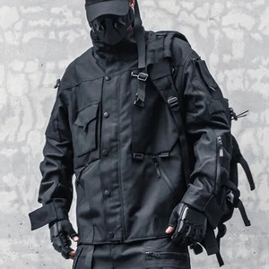 Chuyến bay thời trang phiêu lưu đầu máy ánh sáng thực tế nhiều túi techwear tùy chỉnh các bản vá lỗi thể thao mặc giản dị công nghệ Áo khoác - Product Image 2