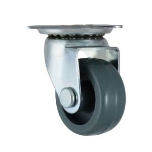 Petite roue pivotante en caoutchouc de 50 mm de diamètre pour usage industriel - Product Image 1