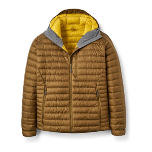 แจ็กเก็ตขนเป็ดสำหรับผู้ชาย, แฟชั่นไฮสตรีทแบบใหม่ฤดูหนาวปกตั้งซิปด้านหน้าเป็นมิตรกับสิ่งแวดล้อม - Product Image 1