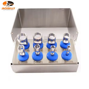 KIT de forets pour implants dentaires, 8 pièces, ensemble de coupe d'os chirurgical, support de fraise gratuit CE 48-58 HRC, instruments médicaux pour dentistes - Product Image 3