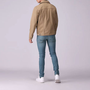 แจ็กเก็ตผ้าฝ้าย100% แขนยาวแห้งเร็วระบายอากาศได้ดีผ้าแคนวาสกันลม - Product Image 5