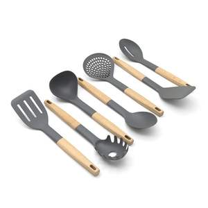 HOTEL <b>Wood</b> and Resin Spoon <b>Spatula</b> with and Holder Kitchen Utensils Natural Cooking <b>Wood</b> Cooking Spoon for Best Color - Product Image 1
