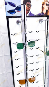 Wholesale <b>Optical</b> Shop Metal <b>Eyewear</b> Display Stand Floor-Eyeglass Rotating Eyeglass Display Stand - Product Image 2