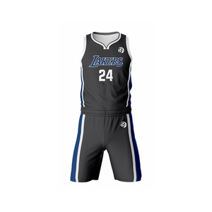 High Quality Customized Design Basketball Uniform Lightweight Moisture Wicking Sublimation Plus Size 100% Polyester Clubs Sports - Product Image 2