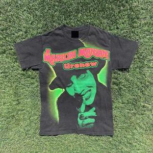 Camiseta de hombre 2026 con logo personalizado, estilo vintage streetwear, de algodón 100% de 250 g/m², pesada, oversize, con estampado gráfico DTG y lavado ácido. - Product Image 2