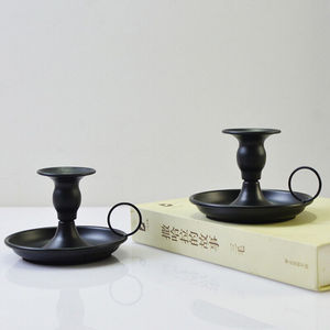 Fancy Table Centerpieces Black Metal <b>Candle</b> Stand for Candlestick in <b>Bulk</b> Quantity Trendy <b>Candle</b> Light <b>Candle</b> Mold - Product Image 3