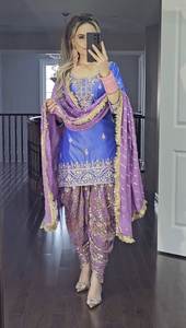 Indian and Pakistani Style Georgette With Embroidery Work Salwar Kameez <b>for</b> Wedding and <b>Party</b> <b>for</b> Women Wholesale Rate - Product Image 3