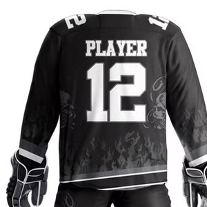 Tenue d'entraînement de hockey sur glace, nouveau style, service OEM, conception personnalisée, uniforme de hockey sur glace pour les meilleures ventes - Product Image 5