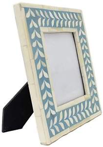 Cadre photo personnalisé de meilleure qualité fabriqué à la main en bois et incrustation de résine pour la décoration de l'Inde. - Product Image 5