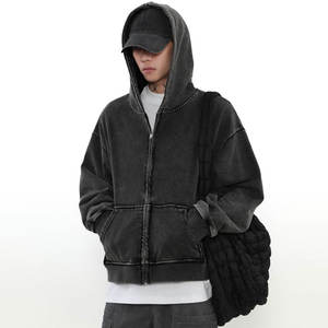 100% coton lourd meilleur concepteur unisexe à capuche personnaliser la taille beau Look français éponge aide lavage à capuche - Product Image 5