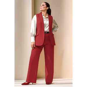 Combinazione Casual-ufficio nero taglie forti da donna: eleganza e Comfort insieme - Product Image 2