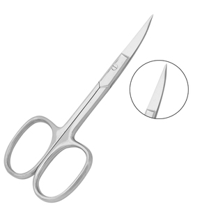 Ciseaux soins des ongles cuticules ciseaux incurvés en acier inoxydable ciseaux de manucure ongles outils de soins personnels - Product Image 1
