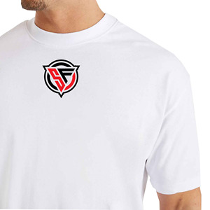 Camiseta de algodón orgánico de alta calidad para hombre, diseño de Jersey de manga corta de gran tamaño para ropa informal de verano - Product Image 6