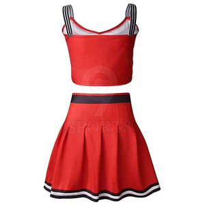 Ensemble d'uniformes de joie pour femmes avec jupe douce et haut assorti pour la formation et les performances Uniforme de pom-pom girl - Product Image 2