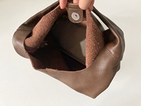 Sac à bandoulière Hobo en cuir véritable pour femme, sac fourre-tout de luxe de créateur, personnalisable couleur et logo, style vintage et tendance
