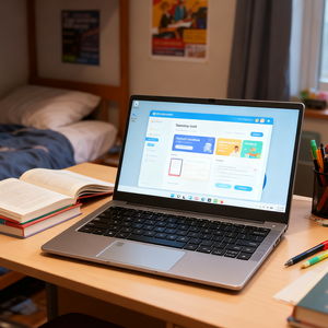 GetMi 140I Customized Language <b>Backlit</b> <b>Keyboard</b> Portable Laptop for International Travel and Mobile Business Communication - Product Image 2