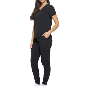 Uniforme Médico Quirúrgico Azul Rey Personalizado al por Mayor 2025, Uniforme de Enfermería Femenino con Corte Ajustado y Logotipo - Product Image 2