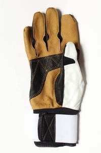 Guantes de bateo de béisbol para niños Cuero PU suave y tela de malla elástica para entrenamiento y juego - Product Image 2