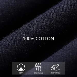 Pantalones Cortos Ultra Suaves 100% Algodón para Hombre, Ajuste Cómodo Elástico Premium, Transpirables, Ideales para Entrenamiento al Aire Libre, Estilo Moderno Informal - Product Image 5