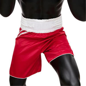 Unisex Muay Thai Boxing Fighting <b>Shorts</b> Customizable Martial Arts Sportswear Elastic Waist 100% Polyester Breathable Custom Logo - Product Image 1