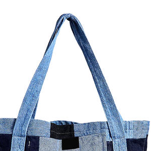 Bolsas de tela vaquera a precio razonable, gran oferta, duraderas, diseñe sus propias bolsas de tela vaquera de color sólido - Product Image 3