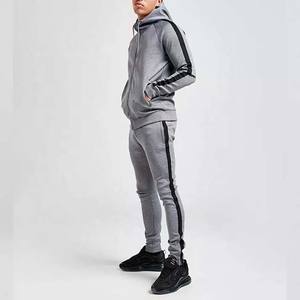 Chándal ajustado para hombre, traje de chándal de algodón y polar, diseño personalizado, alta calidad, para correr - Product Image 1