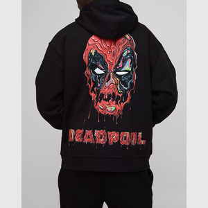 Sudaderas con capucha de lujo de gran tamaño y peso pesado con logotipo personalizado al por mayor 350 Gsm Drop Shoulder Men High Quality Blank Hoodie - Product Image 6