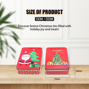 Thực Phẩm Cấp Hình Chữ Nhật Tinplate Kim Loại Giáng Sinh <span class=keywords><strong>Tin</strong></span> Hộp Biscuit <span class=keywords><strong>Tin</strong></span> Kẹo <span class=keywords><strong>Tin</strong></span> Kim Loại Hộp Bao Bì Quà Tặng Kim Loại Bao Bì - Product Image 5