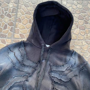 Embroidery Logo Regular Size Rhinestone <b>Hoodie</b> Street Wear <b>Trendy</b> Design Good Quality Vintage Rhinestone <b>Hoodie</b> - Product Image 5