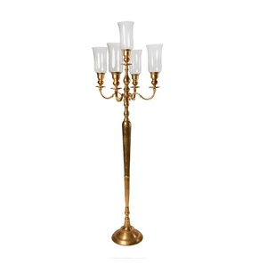 Aluminum <b>Candelabra</b> Handmade Antique Metal Decorative <b>Candelabra</b> for Wedding or Home Decoration - Product Image 2