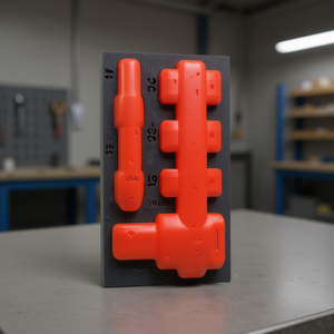 Espuma Natural Bicolor USAG Modulo 519 M 688, Espuma Vacía para Mayor Visibilidad - Product Image 3