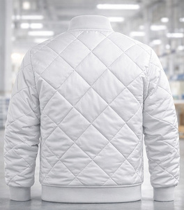 Veste bomber matelassée de qualité supérieure pour hommes, logo personnalisé OEM/ODM, veste matelassée légère, veste d'hiver isolée pour la vente en gros - Product Image 4