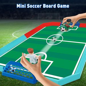 Mini table de baby-foot Jeux de société pour enfants et adultes Jeux de table d'intérieur avec 2 marionnettes à doigts - Product Image 2