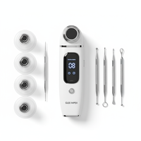 Glee Impex Outil professionnel d'extraction des points noirs en acier inoxydable, kit de soin de la peau pour éliminer l'acné et les boutons, utilisation sur le visage, blanc