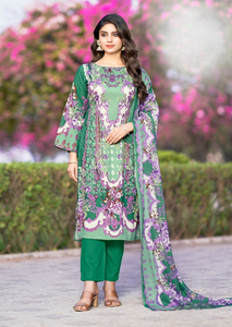 ชุดเดรสสไตล์ปากีสถานพิมพ์ลายแฟนซีสำหรับผู้ใหญ่สำหรับงานปาร์ตี้อินเดียและปากีสถาน - Product Image 4